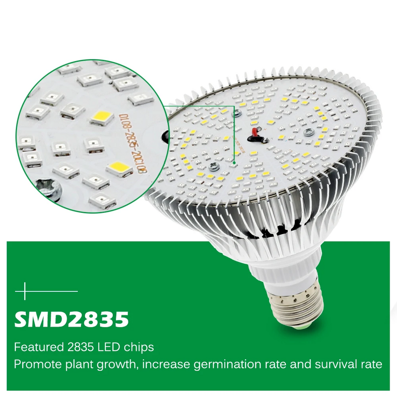 E27 Full Spectrum Led Grow Gloeilamp 250W Led Grow Phytolamp Voor Hydrocultuur Groenten Kas Plant Bloemgroei Verlichting