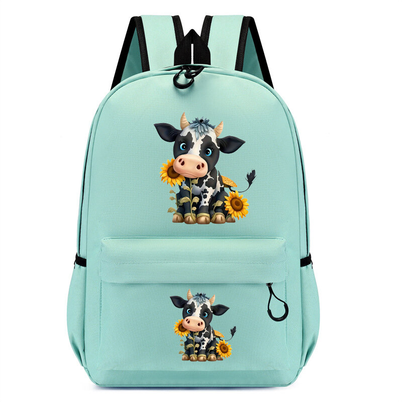 子供のためのかわいいアニメーションバックパック、ひまわりの牛革スクールバッグ、幼稚園の学生のブックバッグ、子供のためのトラベルバックパック