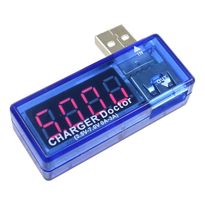 Mini cargador USB, voltímetro médico, probador de capacidad, amperímetro electrónico, carga de energía móvil Digital, medidor de voltaje de corriente