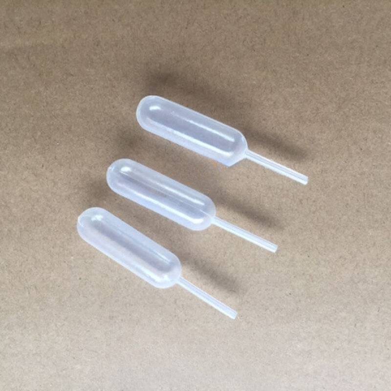 50 Stück 4ml transparente Einweg-Kunststoff pipette Kapsel form Flüssigkeits transfer füllung Tropfer Quetsch werkzeug Laborgeräte