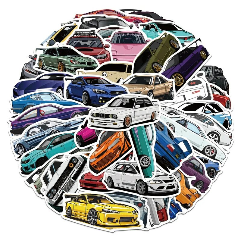 Bonito Animal Car Sticker, DIY Racing Laptop Clipart, Celular, Bagagem, Garrafa, Decoração de Guitarra, Graffiti Toy, Presente, 10 Pcs, 30 Pcs, 50Pcs
