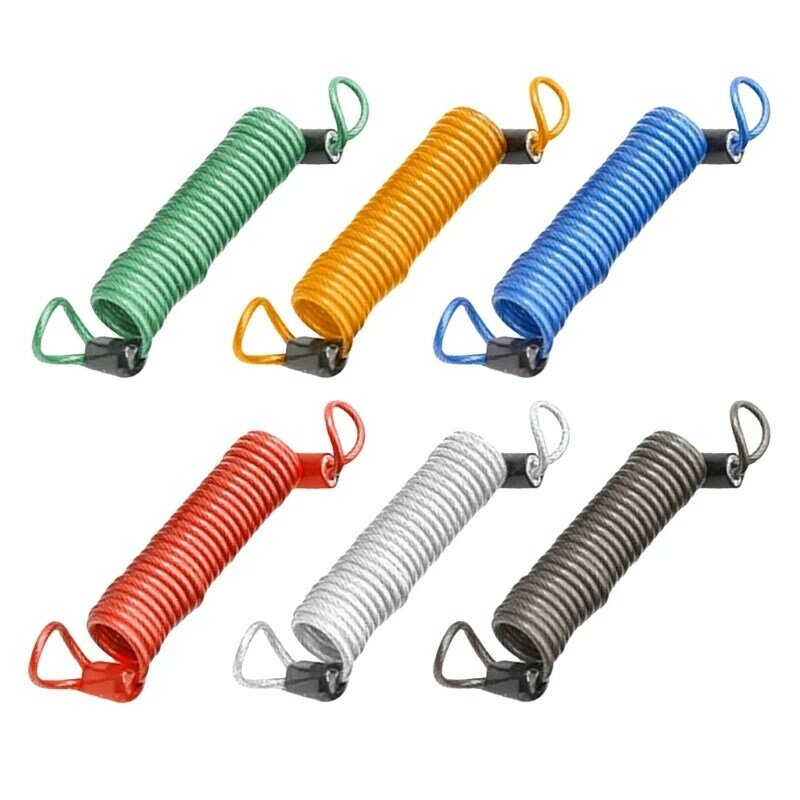 Spring Steel Wire Fashionable Cable Lock Security Reminder Cable Theft Prevention Solution for Travelers Students Office