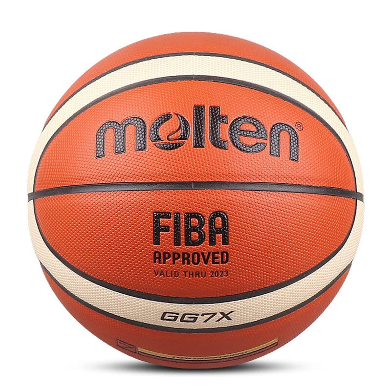 Ballon de basketball Molten standard pour homme et femme, taille 7, certification officielle, compétition, entraînement, équipe