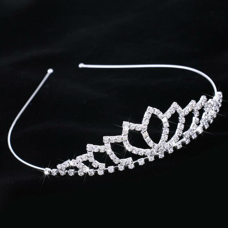 Stunning Bridal Princess Crystal Flower Headband Accessories