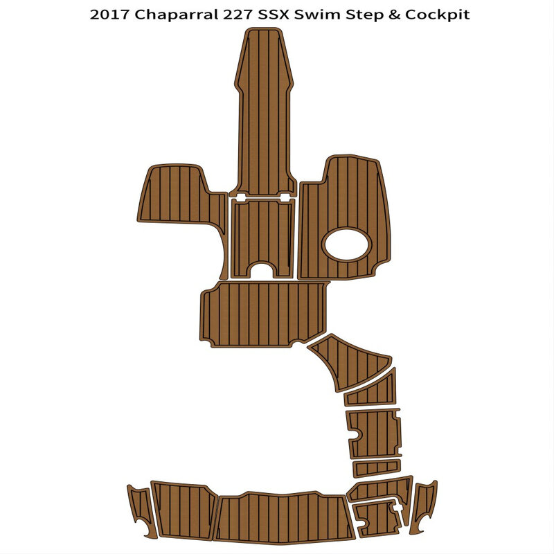 2017 г., Chaparral 227 SSX, платформа для плавания, кабина, лодка из ЭВА, Тиковый напольный коврик, самоклеящийся настил SeaDek, маринемат