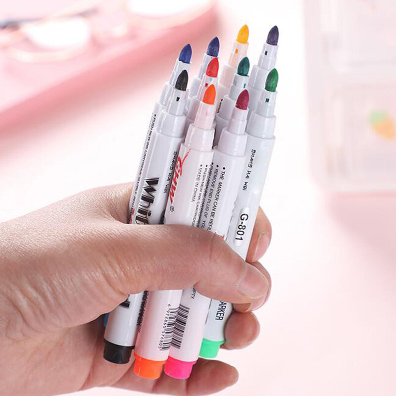 8/12 colori Magical Water Painting Pen Water Floating Doodle Pens Kids Drawing Early Education Magic Whiteboard Markers