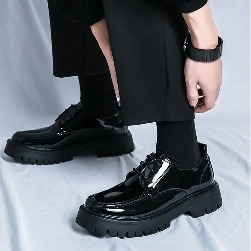 2024 деловые классические мужские туфли, деловые слипоны, Классическая обувь, Мужская модная Высококачественная кожаная обувь для мужчин, лоферы