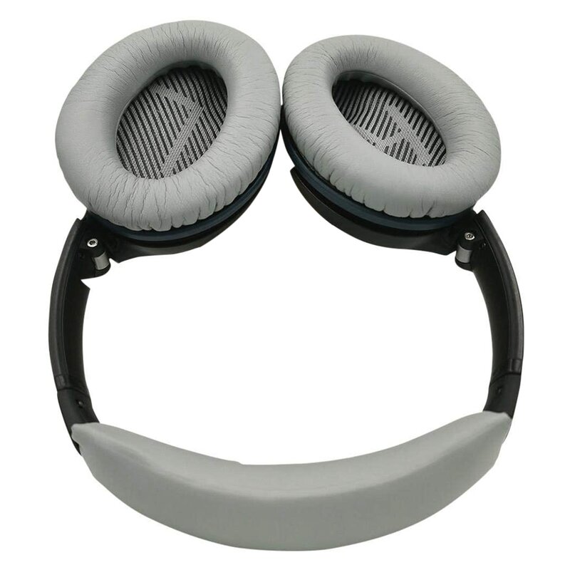 Almohadillas de repuesto para auriculares, almohadillas para la diadema, comodidad silenciosa 25 35 (QC25 QC35) y QuietComfort 35 II (QC35Ii)