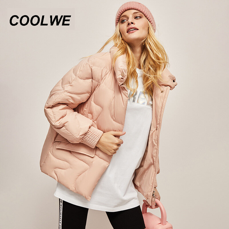 Giacca da donna 2022 New Winter Parka giacche da donna in piumino lucido in cotone colletto alla coreana Casual Warm Parka cappotto corto capispalla femminile