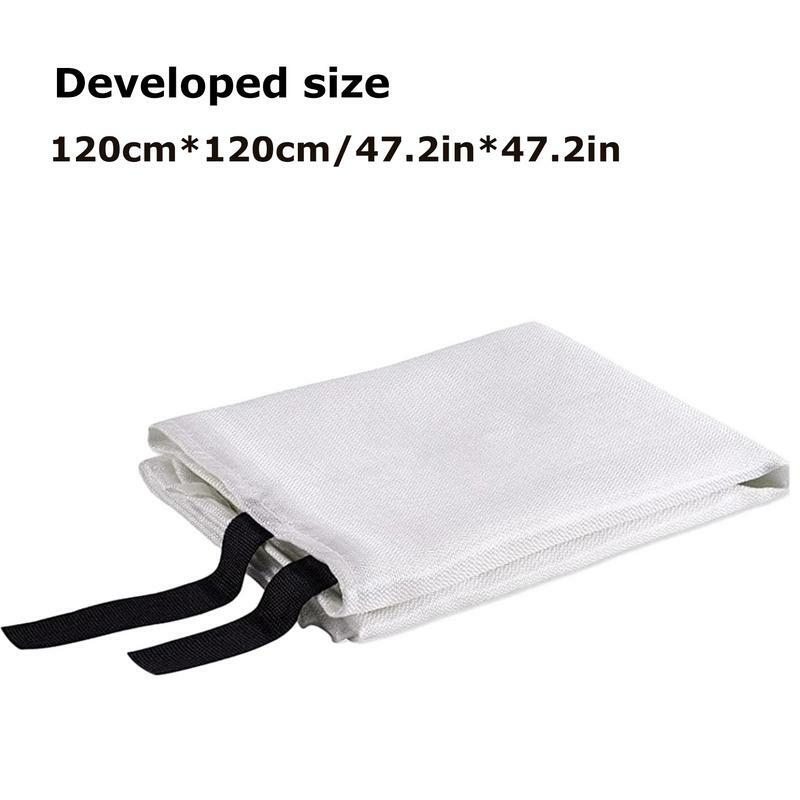 Fire Covering Blanket Fiberglass Fire Extinguishing Blanket With Handle Outdoor Cooking Supplies For Kitchen Cooking Car Camping