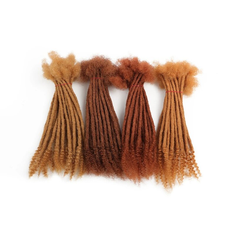 VAST Dreads-extensiones de cabello humano 100% hechas a mano con extremos rizados, venta al por mayor