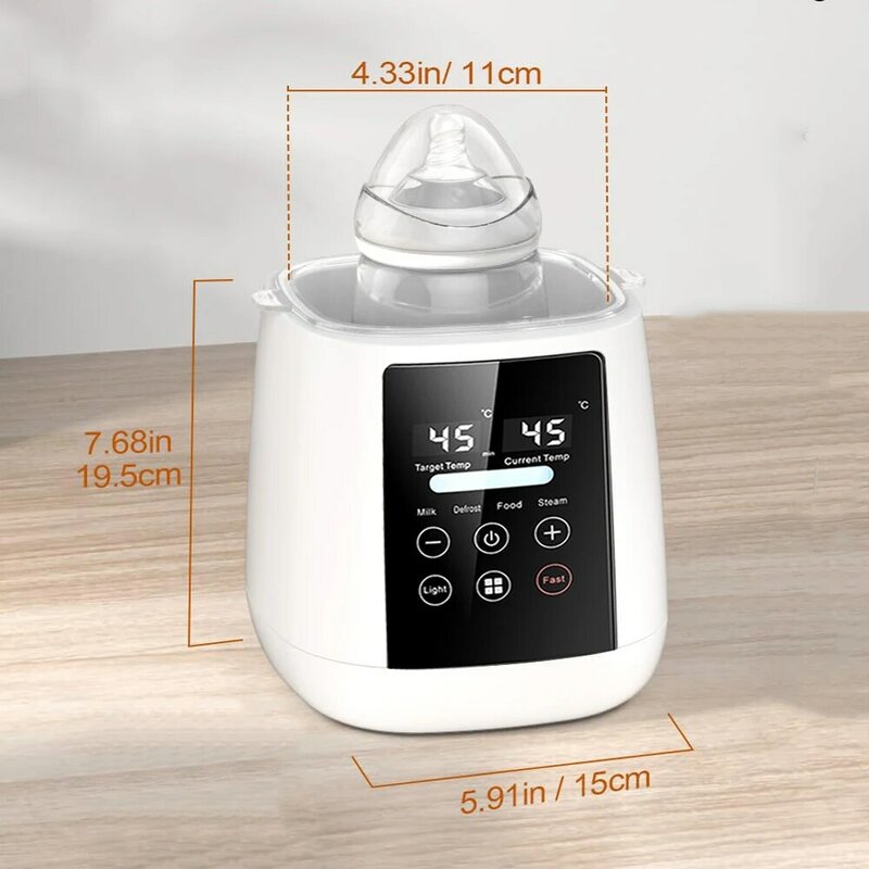 新生児用哺乳瓶ウォーマー,タイマー付き滅菌器,正確な温度制御,食品,ミルクウォーマー
