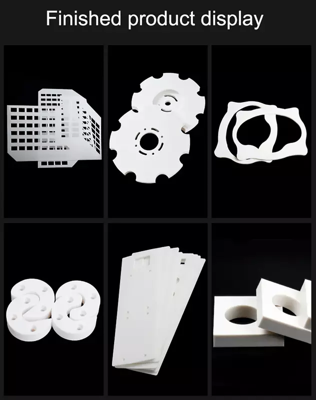 Thick 0.2-30mm Hard  PTFE Board Plastic Plate Sheet Gasket Handmade DIY Model Building Making Crafts 50x50 100x100 100x200mm