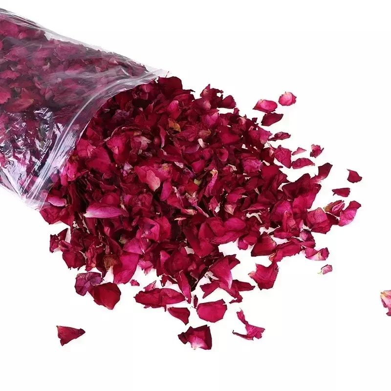 Perlengkapan mandi 50g produk mandi pencerah Spa kelopak bunga kering alami romantis