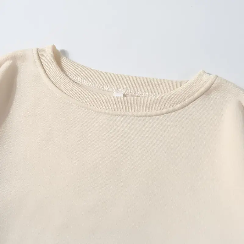 Spookachtige Print Plus Size Dames Sweatshirt Lente/Herfst 2024 Sweatshirt Vrouwen Trendy All-Match Grote Maat Tops