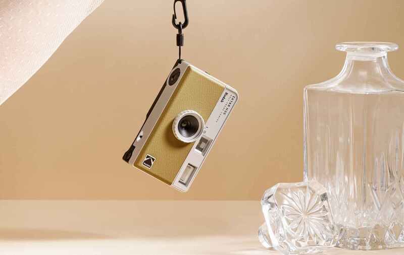 Kodak ektar กล้อง H35ครึ่งกรอบ/H35N ใหม่กล้องฟิล์ม35มม. กล้องฟิล์มนำมาใช้ใหม่พร้อมแสงแฟลช