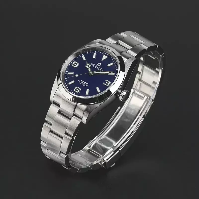 Jam tangan gurita Kraken 36mm PT5000 SW200 jam tangan mekanis gerakan otomatis jam tangan safir Enamel Dial Jelajahi jam tangan mendaki