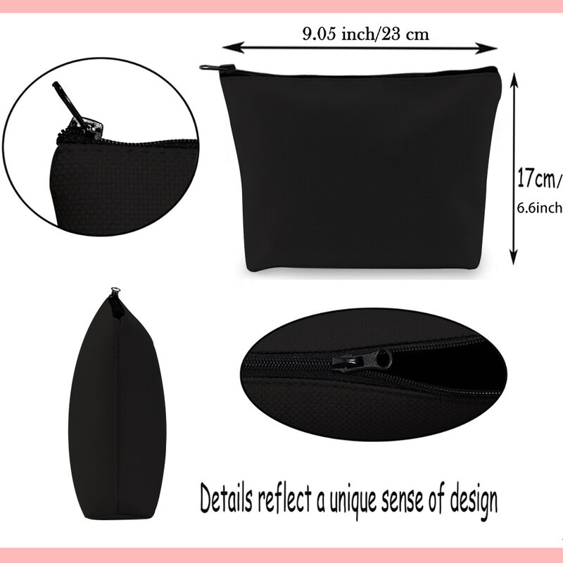 Ladies Fashion Cosmetic Cases Cute Make Up Bags Travel Girl Zipper Makeup Pencil Wallet Headphone Bear Print Storage Bag
