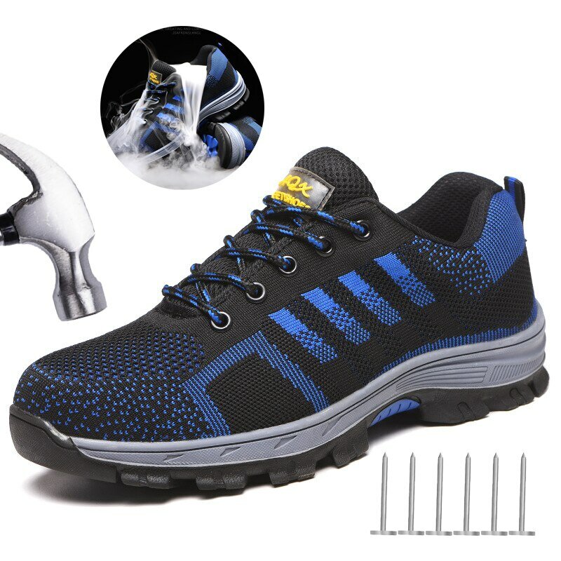 Hochwertige unzerstörbare Unisex-Schuhe für Männer und Frauen Stahl kappe Arbeits sicherheits schuhe Pannen sichere Stiefel rutsch feste Turnschuhe