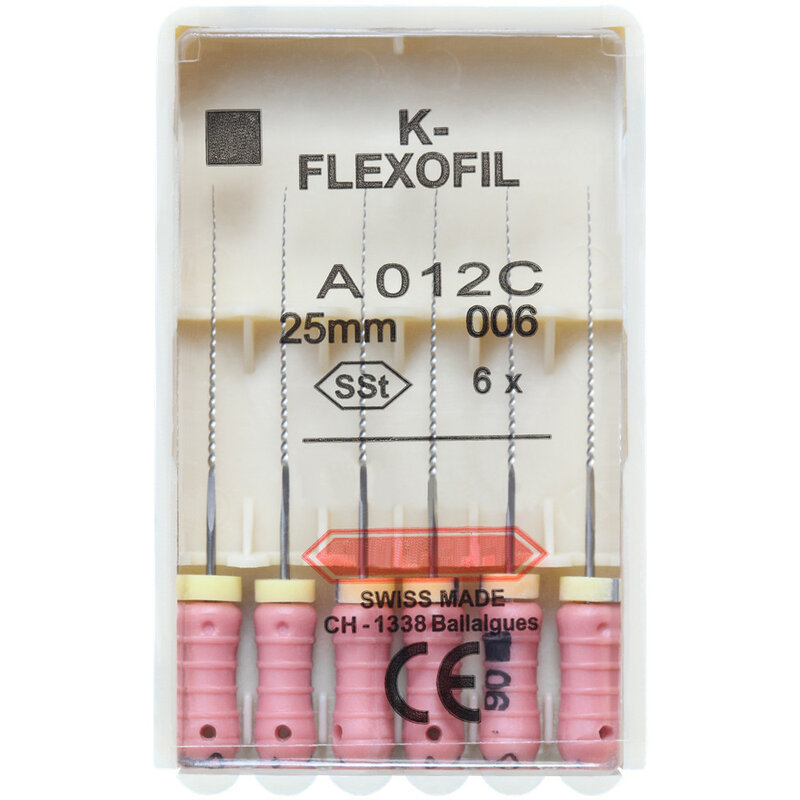 1 Pack 21/25/31mm 15-40 Dental K-FLEXOFILE Flexibility Endo Root Canal K Files SSt Hand Use Dentistry Endodontic Lab Instruments