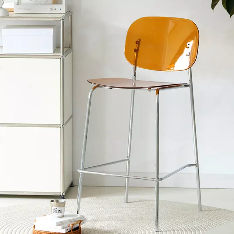 DD9001-630custom transparent bar chair Nordic high stool acrylic high stool home high chair bar stool