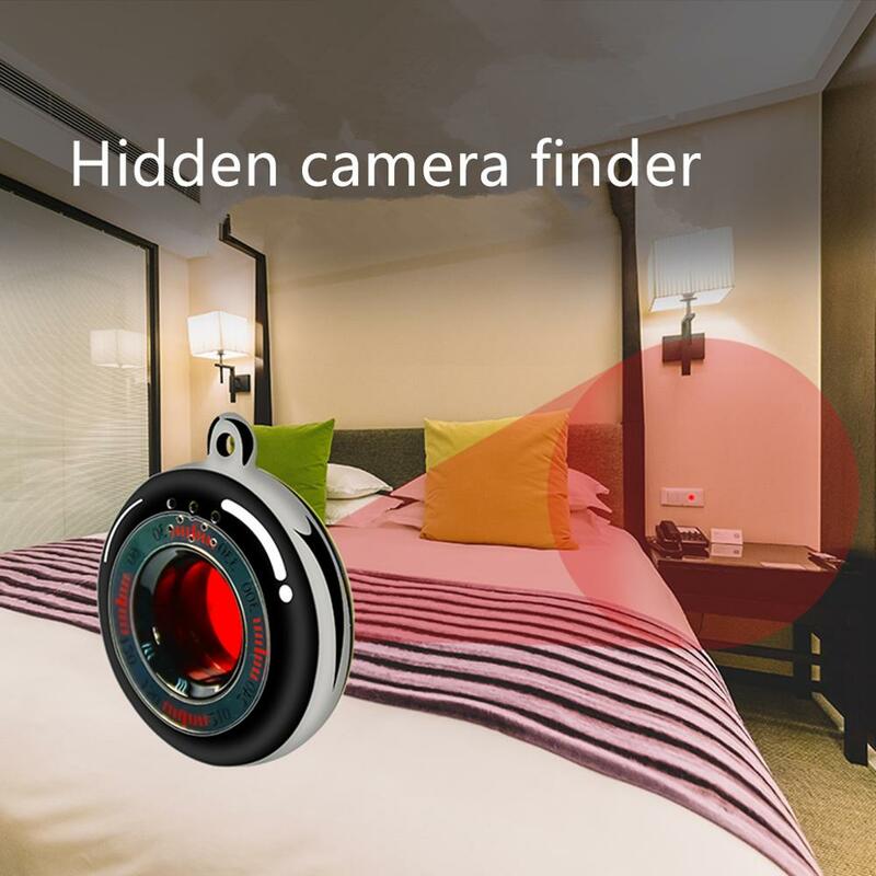Localizador de câmera escondida a laser portátil Detector de câmera anti-espião Alarme anti-roubo vibração para proteção de segurança pessoal segura