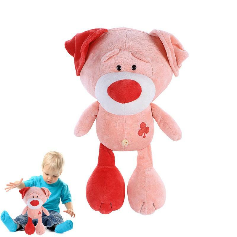 Cute Pink Bunny Plush Toy Soft And Comfortable Stuffed Animal Plushie Cartoon Hugging Pillow Doll Toy Birthday Gift For Kids