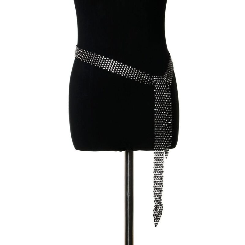Dasi wanita berlian imitasi, Bling berlian imitasi kalung sederhana dasi leher foto perlengkapan seragam dasi malas dasi bisnis dasi wanita dansa