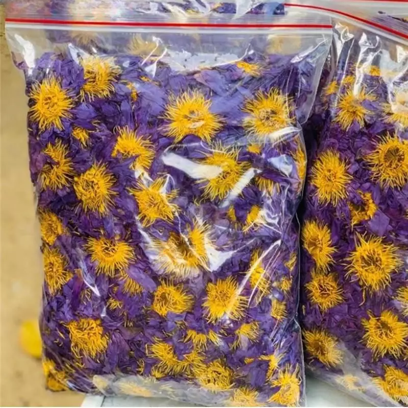 Großhandel natürliche Lotusblüte getrocknete Blumen Milch Getränk Dessert Kuchen essbare Back zutaten Eis Werkzeuge