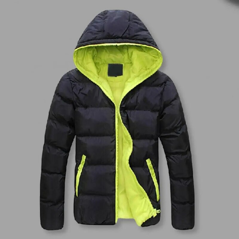 Jesienne i zimowe męskie Ultra kurtki typu Parka grube męskie zimowe ubrania ciepłe męska z zamkiem błyskawicznym płaszcze Streetwear Plus rozmiar puchowa kurtka