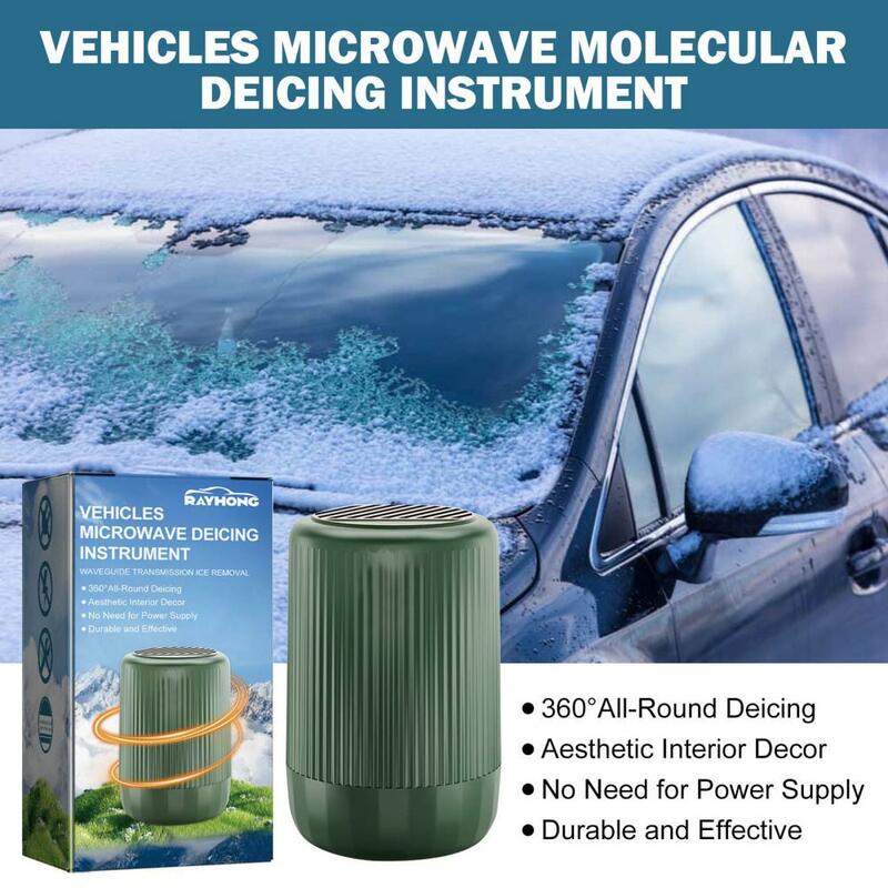 Deicer de microondas eficiente para vehículos, Descongelador de parabrisas delantero de coche, calentador automático, instrumento de microondas avanzado