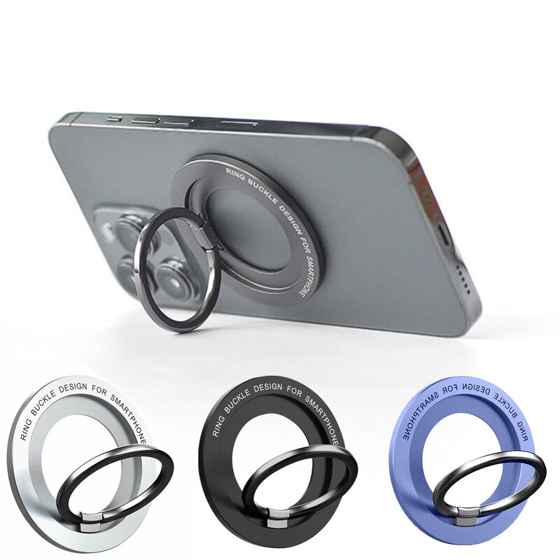 Supporto per anello magnetico per telefono cellulare anmoney compatibile con iPhone 12 13 14 Series per cavalletto con impugnatura rimovibile MagSafe per telefono cellulare