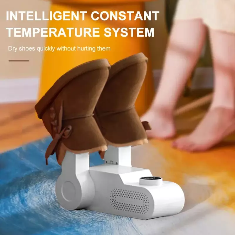 Máquina secadora de zapatos plegable, dispositivo desodorizador, deshumidificador, calentador rápido de botas, temperatura constante inteligente, nuevo