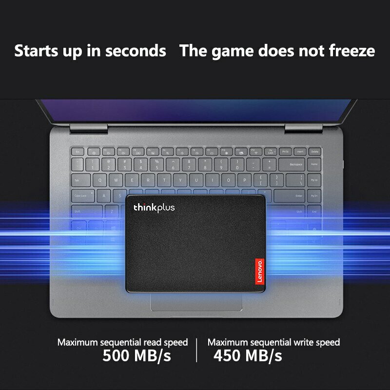 Lenovo-disco duro interno para ordenador portátil y de escritorio, unidad de estado sólido SSD de 240 GB, 1 TB, 120GB, 128GB, 256GB, 480GB, 512GB, 1 TB, 2TB, SATA, 500GB