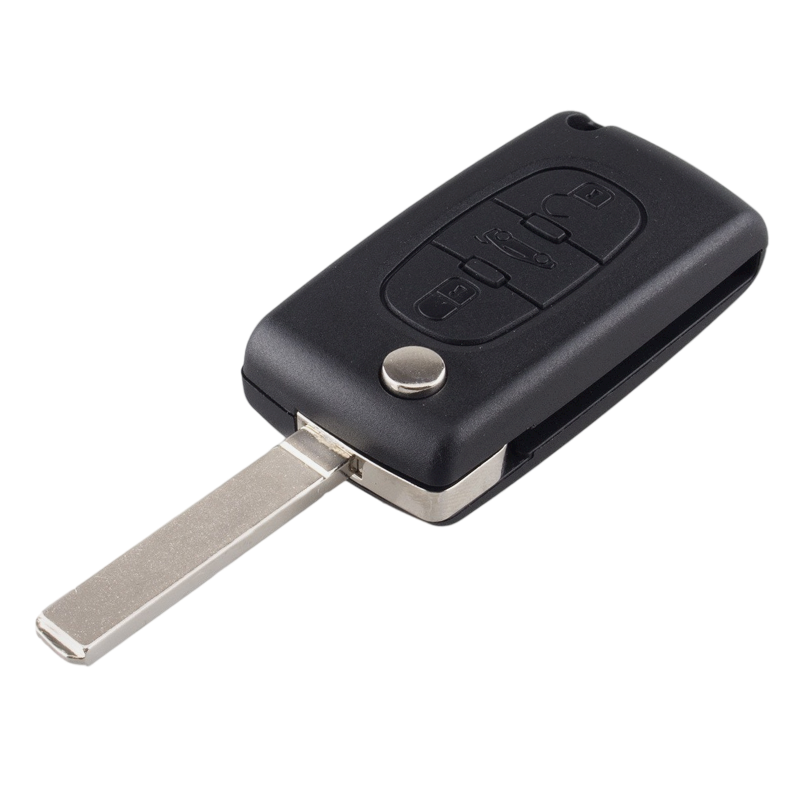 Remote Key Case For Peugeot 207 307 308 407 607 807 For Citroen C2 C3 C4 C5 C6 Flip Folding Car Key Shell 2/3/4 Buttons