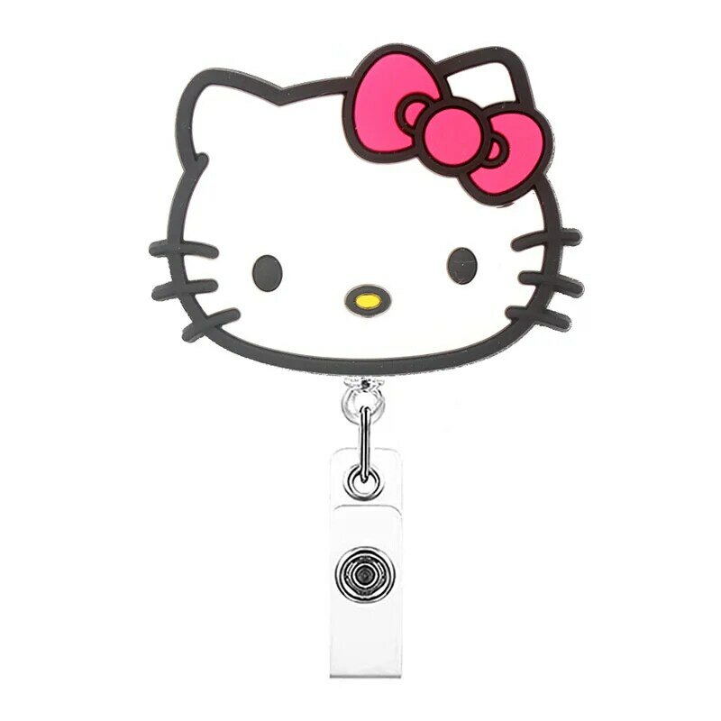 The Large Size Cat Dog Pretty Rabbit Rotate Retractable Badge Reel For Nurse Doctor Card Holder Accessories Supplies Name Card