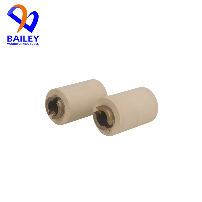 BAILEY 1Pair 20x8x36mm Rubber Wheel Feeding Roller for Manual Edge banding Machine Woodworking Tool Accessories