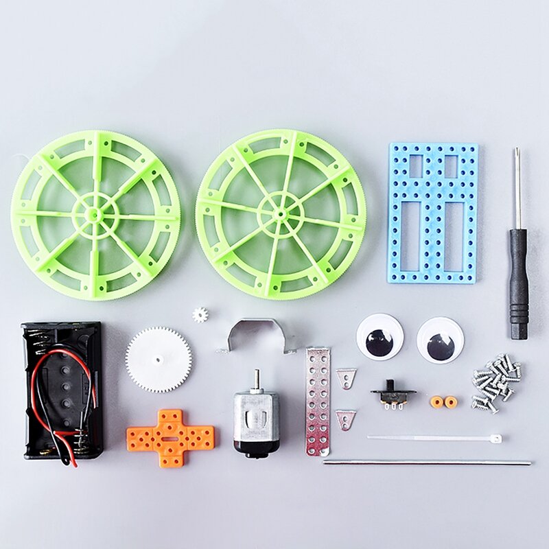 Kit de montaje de electrónica para niños, STEM juguete de 2 ruedas, bicicleta de equilibrio, proyecto de experimento de ciencia DIY para niños y niñas, envío directo