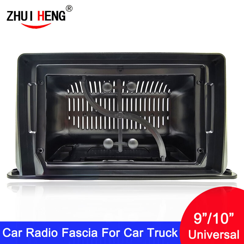 9“10” Universal Android 2 Double Din Car Radio Fascia For old Car Truck Motorhome Stereo Panel Dash Mounting Frame Trim Kit Face