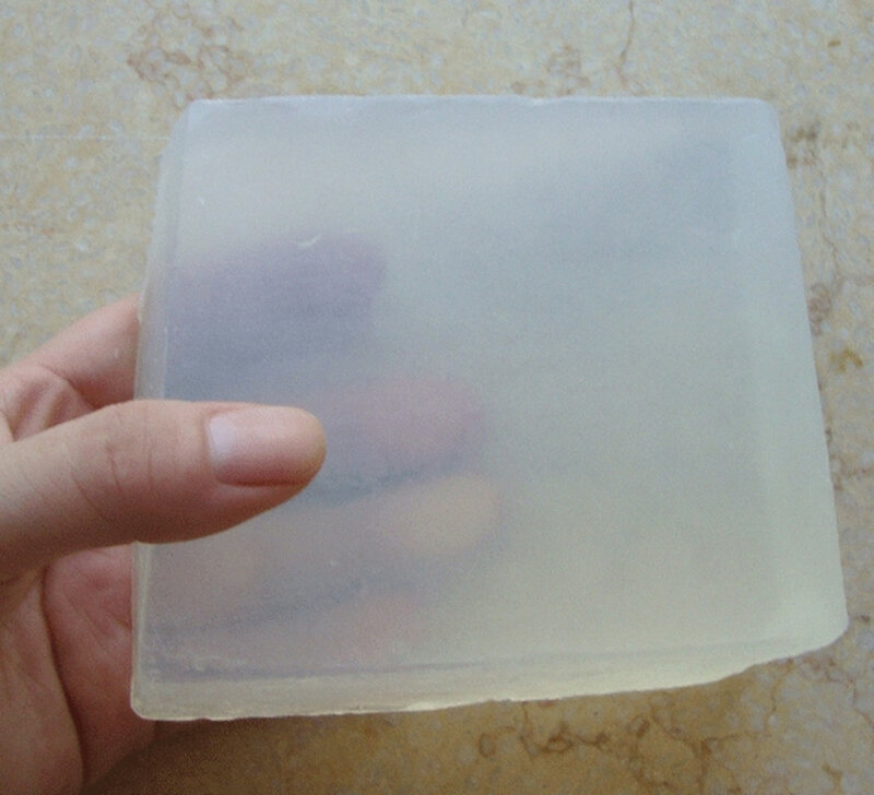 1 قطعة = 1 كجم شفافة الصابون قاعدة DIY اليدوية الصابون المواد الخام الجلسرين الصابون لصنع الصابون