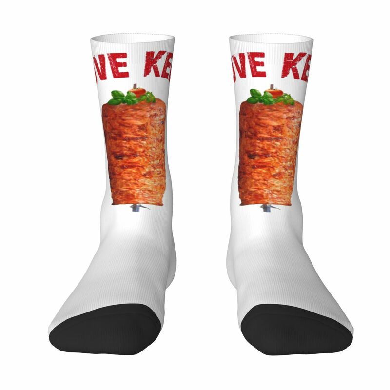 I Love Doner Kebab Men Women Socks,fashion Beautiful printing Suitable for all seasons Dressing Gifts