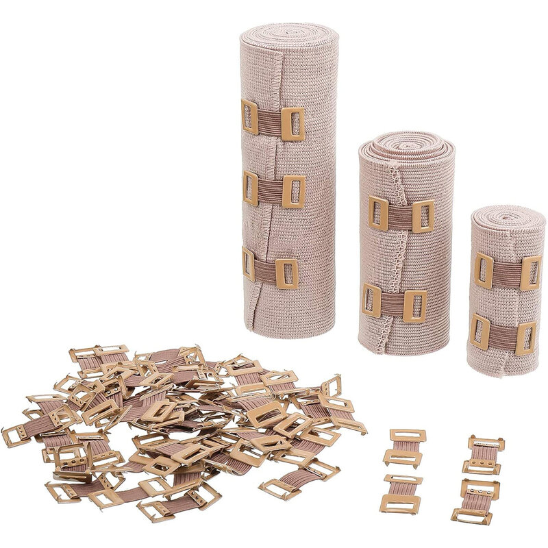 10 szt./zestaw bandaż do zawijania klipsy aluminiowe bandażowe bandażowe szpilki bandażowe metalowe klipsy wymienne zapięcia
