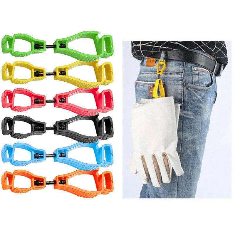 Pinza multifuncional para sujetar guantes, pinza para sujetar guantes, herramientas de seguridad para el trabajo clip guantes porta guantes pinza guantes trabajo
