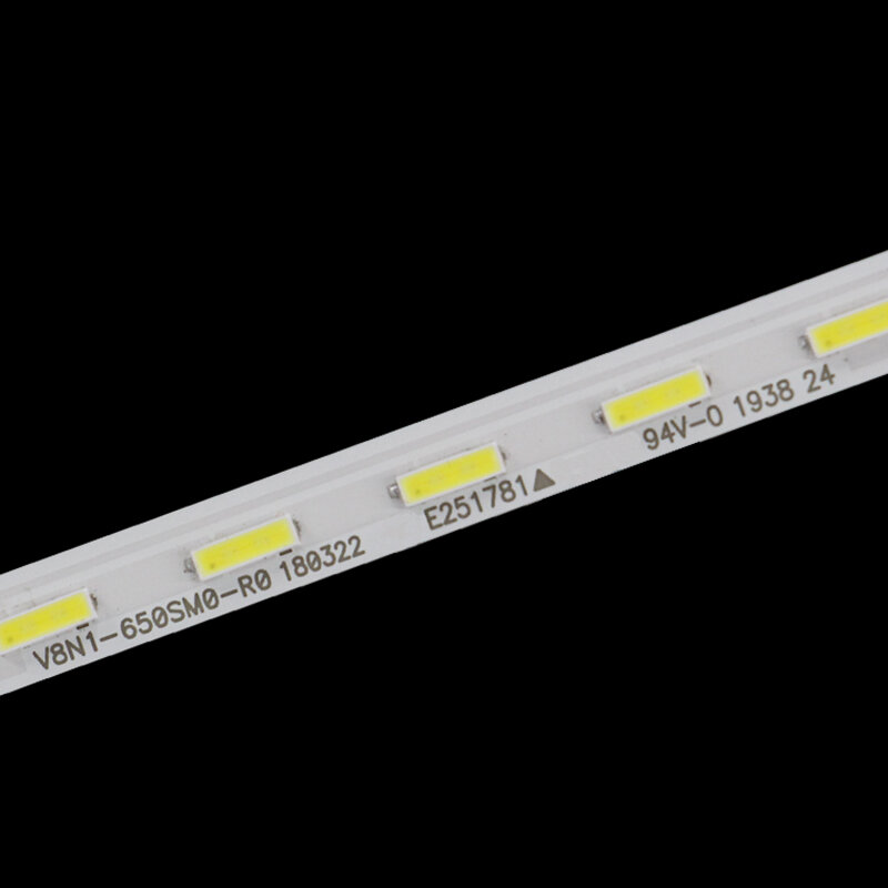 Rétro-éclairage de télévision LED V8N1-650SM0-R0 180322, bandes LED de 65 pouces