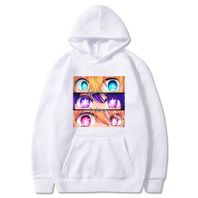 2023 Cute Anime Oshi No Ko Print Women Hoodies Harajuku Hooded Causal Pullover Sweatshirt Hip Hop Tops Clothes Streetwear