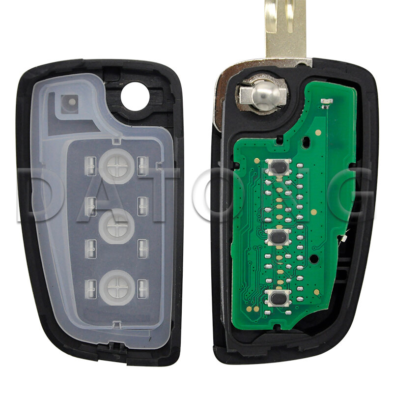 Datong World Car Remote Control Key For Nisan Rogue 2014+ CWTWB1G767 28268-4CB1A 4A Chip 433.92MHz Replacement Flip Smart Key