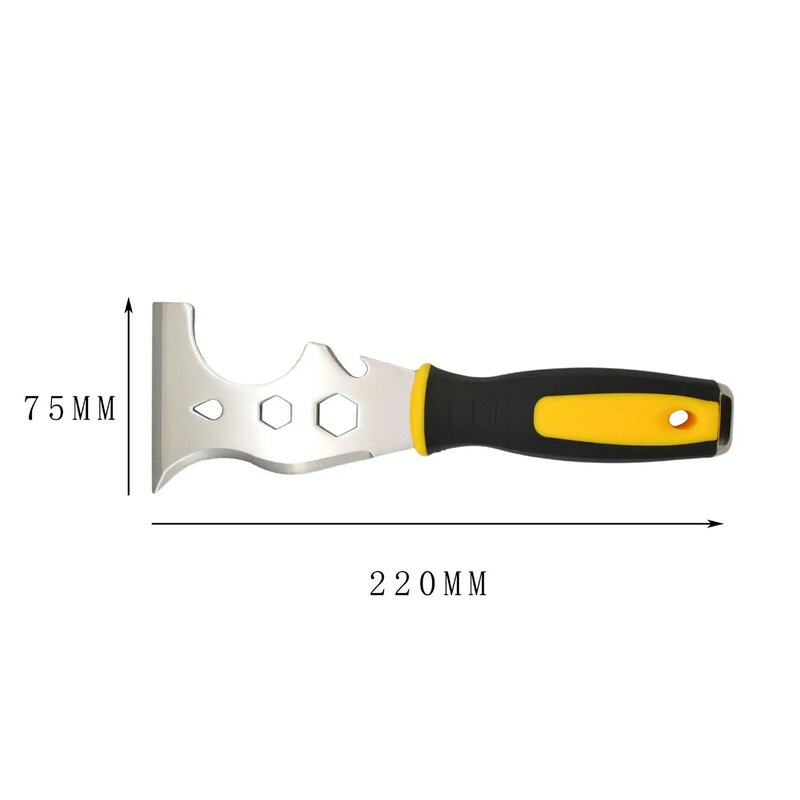 High Hardness Putty Knife Ergonomic Handle Paint Scraper Knife for Applying and Removing Putty