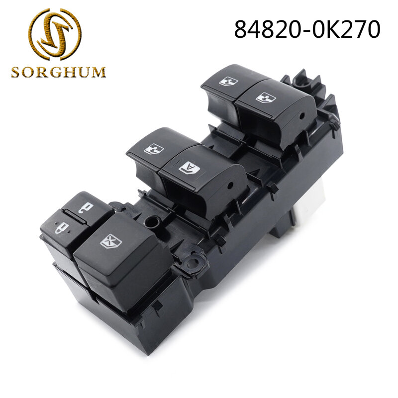 Sorghum 84820-0K270 Linksvoor Driver Side Eletric Power Window Master Switch Voor 2015 -2019 Toyota Hilux 84040-06180 848200K270