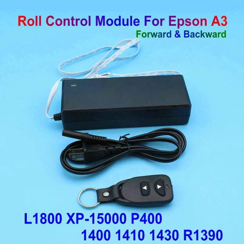 DTF pengendali rol Film hemat Printer kontrol rol ke belakang tanpa Margin untuk Epson L1800 R1390 1400 1410 1430 XP-15000 P400