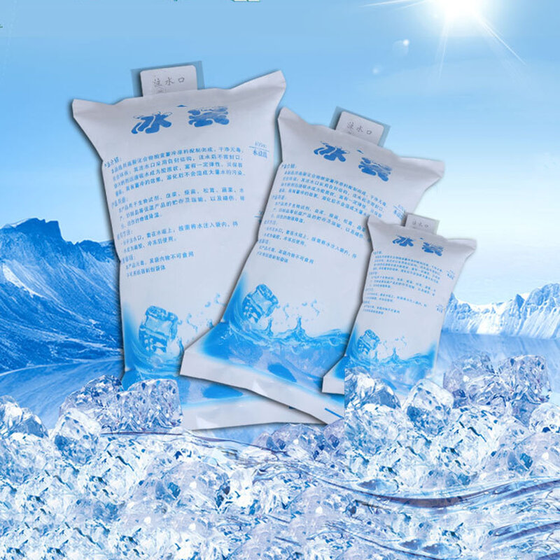 Thickened Refrigerate Cold Compress Icing Bags Ice Pack Gel Dry Cooler Bag